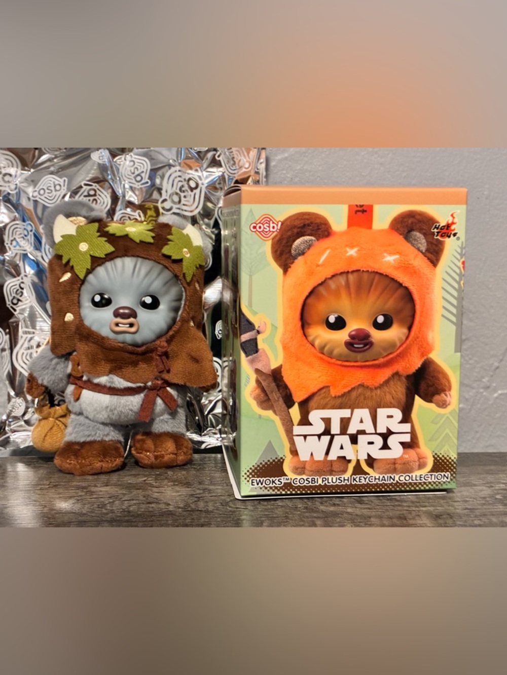 Disney Parks Star Wars Ewok Blind Box Keychain- Chief Chirpa